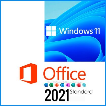 Microsoft Windows 11 Pro + Office 2021 Standard License for 3 PCs