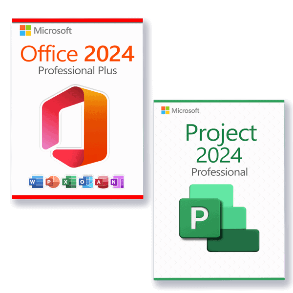 Microsoft Office 2024 Professional Plus + Microsoft Project 2024 Professional Lizenz für 3 PC